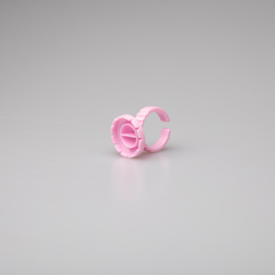 Ragasztótartó gyűrű - rózsaszín